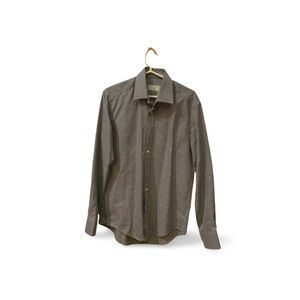 Bruce Field Slim Fit Button Down Shirt - Made in France - Large